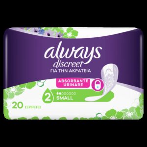 ALWAYS DISCREET SMALL 2PIC  X 20BUC