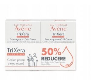 AVENE TRIXERA NUTRITION SAPUN 100G 1+1 50% REDUCERE LA AL 2-LEA PRODUS