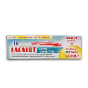 LACALUT EXTRA SENSITIVE PASTA DE DINTI 75ML + PERIUTA SENSITIVE CADOU