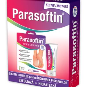 ZDROVIT PARASOFTIN SET SOSETE EXFOLIANTE + CREMA PENTRU CALCAIE 50ML