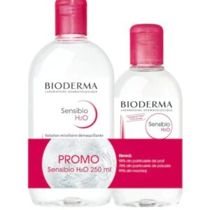 BIODERMA SENSIBIO H2O 500ML + SENSIBIO H2O 250ML GRATIS