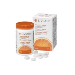 LIVSANE VITAMINA C 200MG X 60 COMPRIMATE MASTICABILE