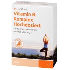 LIVSANE COMPLEX DE VITAMINA B SUPER CONCENTRAT 60 TABLETE