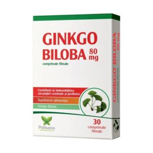 POLISANO GINKGO BILOBA 80MG X 30 COMPRIMATE FILMATE