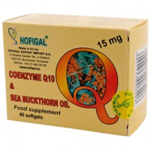 HOFIGAL COENZIMA Q10 15MG IN ULEI CATINA 40 CAPSULE MOI