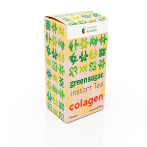 GREEN SUGAR INSTANT TEA + COLAGEN 10STICK-URI