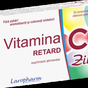 LAROPHARM VITAMINA C RETARD + ZINC 30 COMPRIMATE