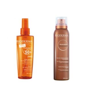 BIODERMA PHOTODERM BRONZ SPF50+ ULEI 200ML + AUTOBRONZANT 150ML CADOU