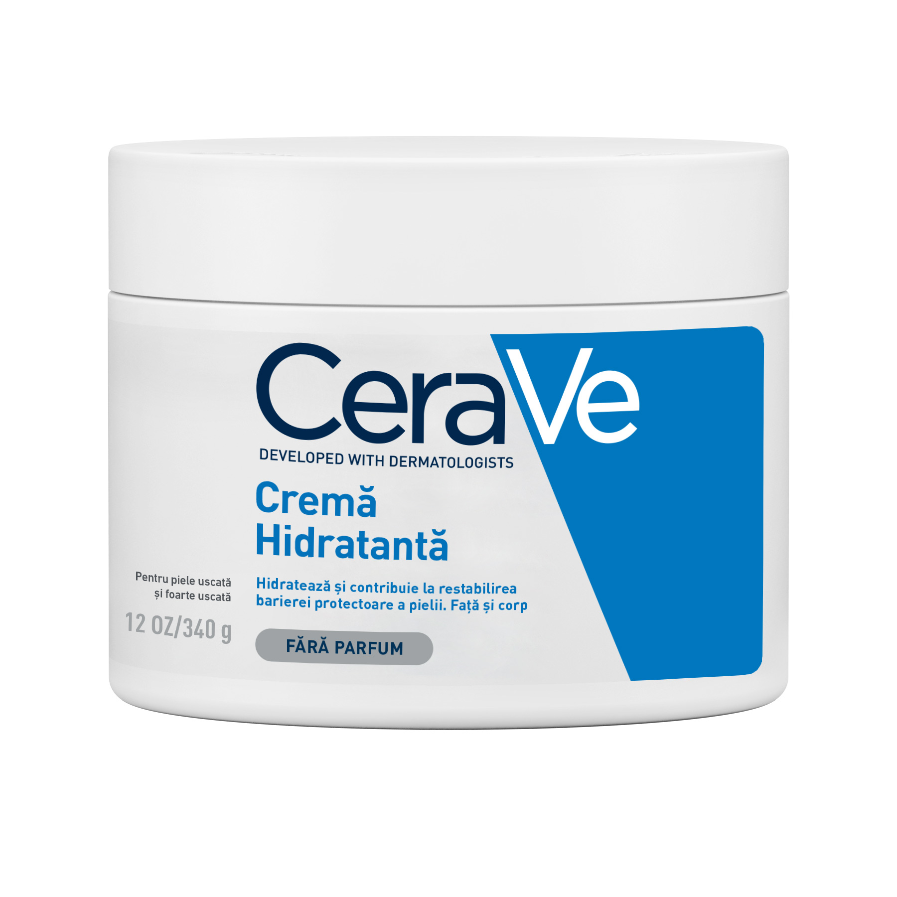 CERAVE CREMA HIDRATANTA FATA SI CORP PIELE USCATA SI FOARTE USCATA 340G 1 CERAVE CREMA HIDRATANTA FATA SI CORP PIELE USCATA SI FOARTE USCATA 340G