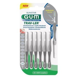 GUM PERII INTERDENTARE TRAV-LER 2.00 MM GRI 6BUC
