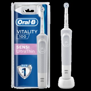 ORAL B PERIUTA ELECTRICA D100 WHITE SENSITIVE