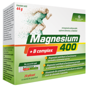 MAGNESIUM 400 + B COMPLEX 20PLICURI