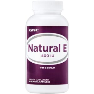 GNC VITAMINA E NATURAL 400UI CU SELENIU 90 CAPSULE MOI