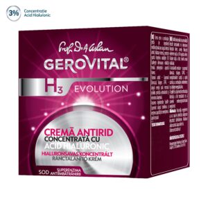 GEROVITAL H3 EVOLUTION CREMA ANTIRID CONCENTRATA CU ACID HIALURONIC 50ML