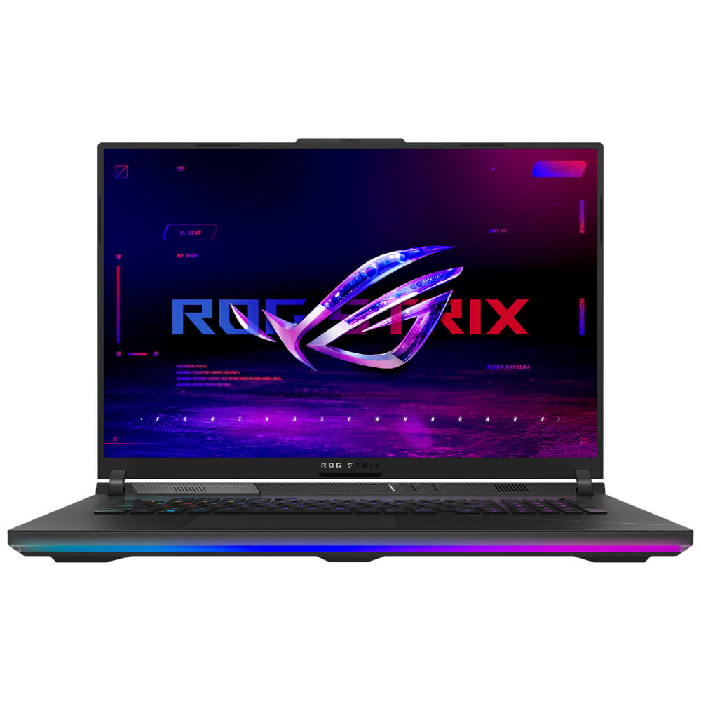 Laptop Gaming Asus ROG Strix Scar 18 G834JZ-N6020W, 18?, QHD+, Intel Core i9-13980HX, 32GB RAM, 1TB SSD, NVIDIA GeForce RTX 4080, Windows 11 Home, Negru